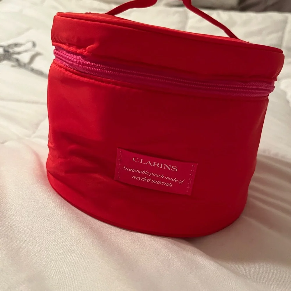 Clarins Pink Makeup Case